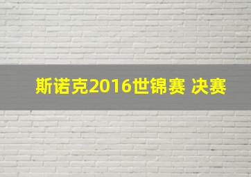 斯诺克2016世锦赛 决赛